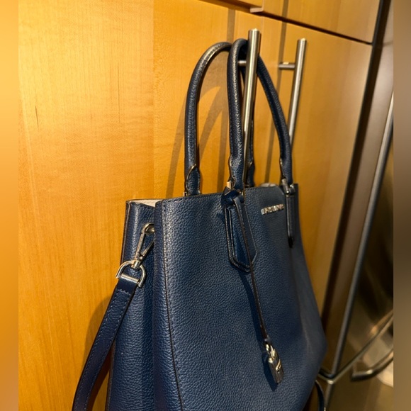 Michael Kors Dark Blue Satchel - Picture 3 of 5